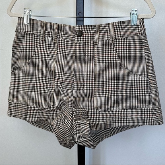 Zara Women Plaid Shorts with pockets Size M - Picture 8 of 12